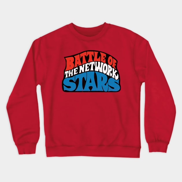 Battle of the Network Stars Worn Crewneck Sweatshirt by Alema Art